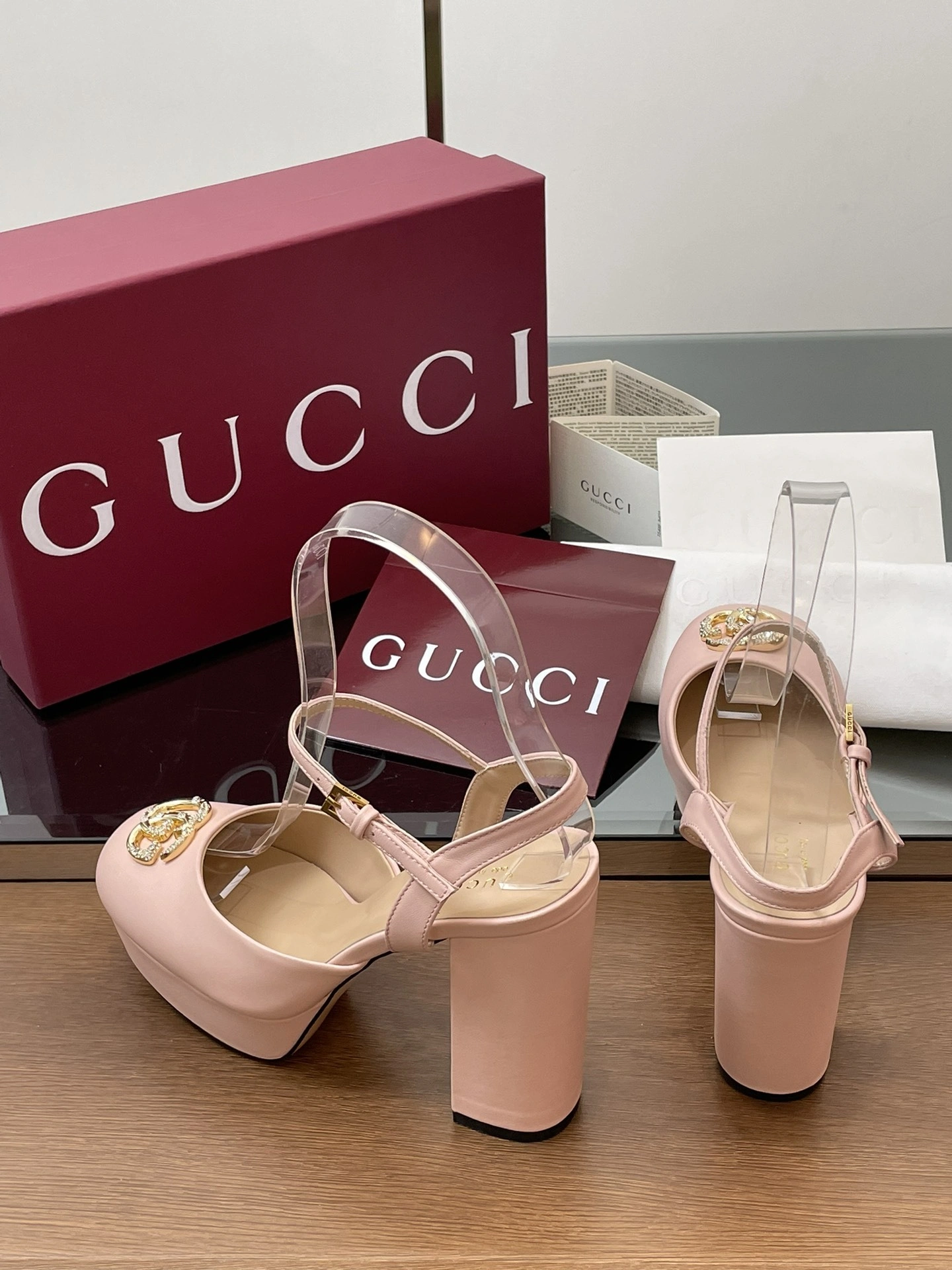 COCO-- 6u33i 813002 C9D00 6809 sheepskin Waterproof：3CM Heel height：11.5CM item:E-X187A0960